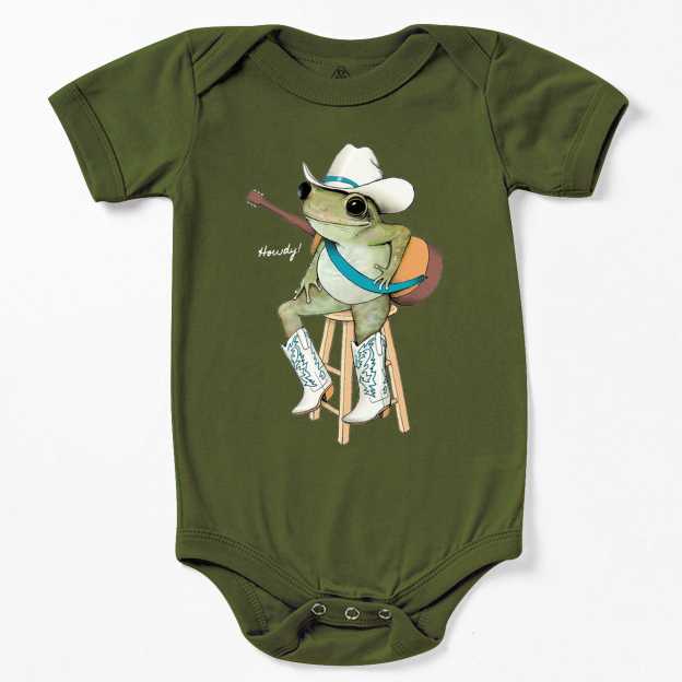Cowboy Frog Bodysuit Beepumpkin