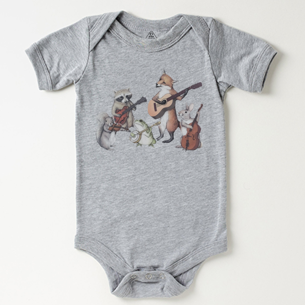 Bluegrass Animal Band Bodysuit Beepumpkin