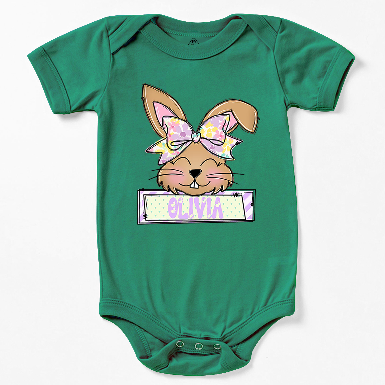 Personalized Bunny Name Bodysuit Beepumpkin