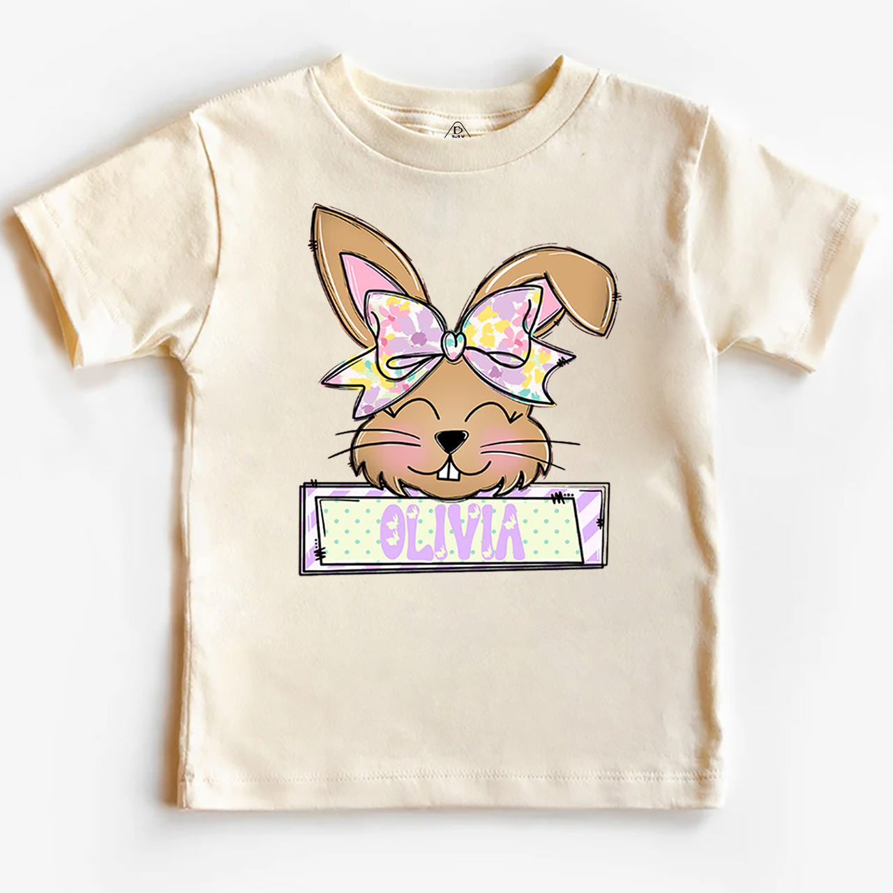 Personalized Bunny Name Toddler&Kid's Tees Beepumpkin