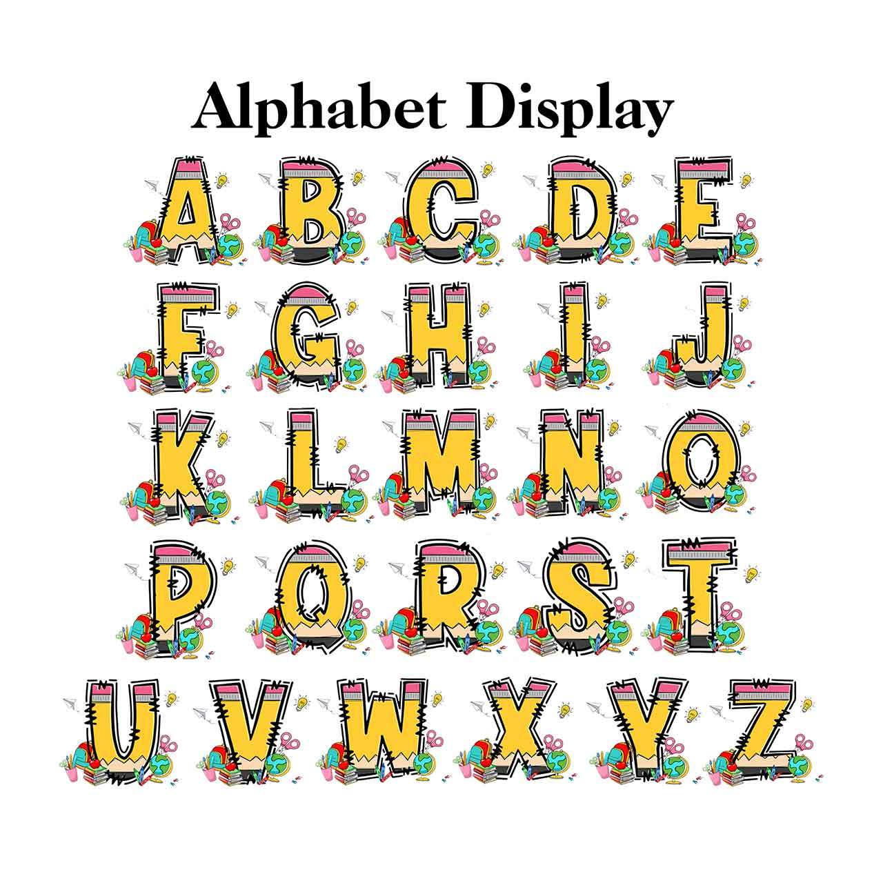 Personalized Name Pencil Kid's Sweatshirt