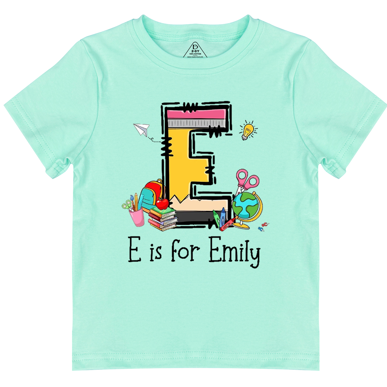 Personalized Name Pencil Toddler&Kid's Tees Beepumpkin