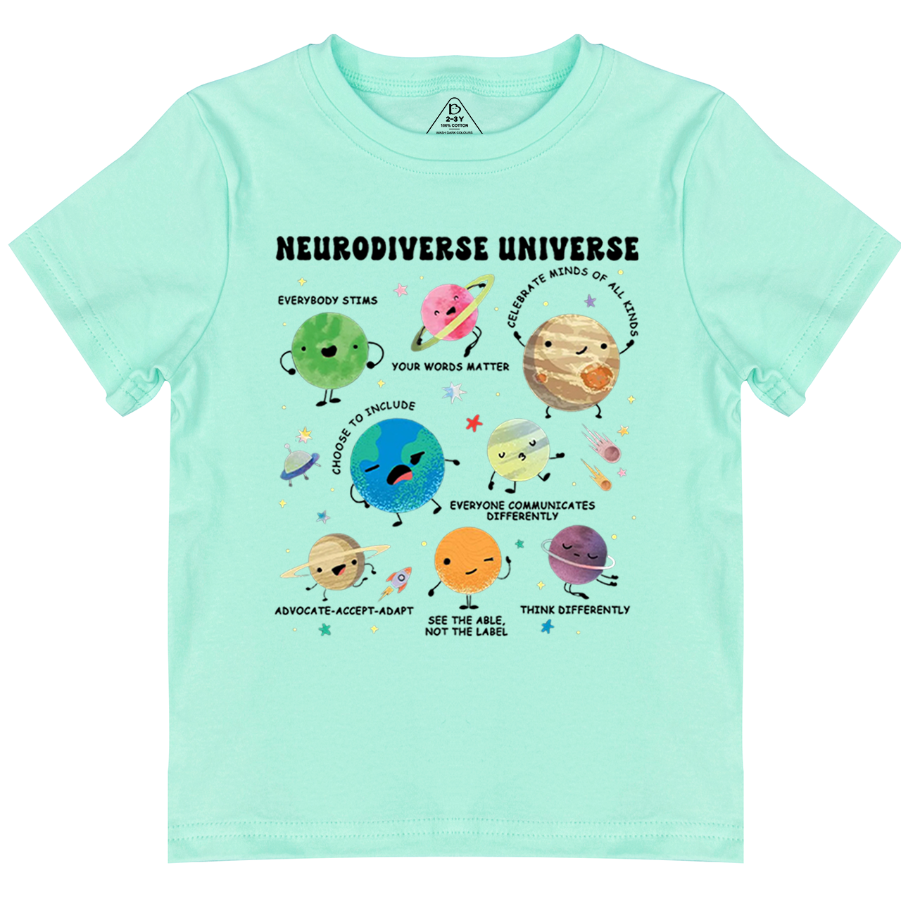 Neurodiverse Universe Toddler&Kid's Tees Beepumpkin