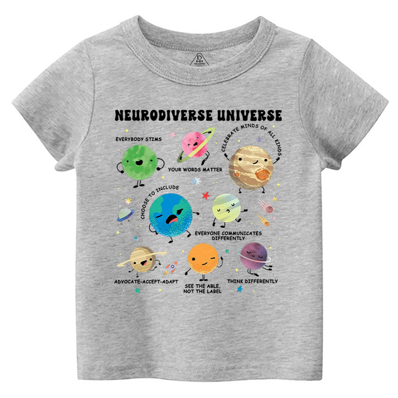 Neurodiverse Universe Toddler&Kid's Tees Beepumpkin