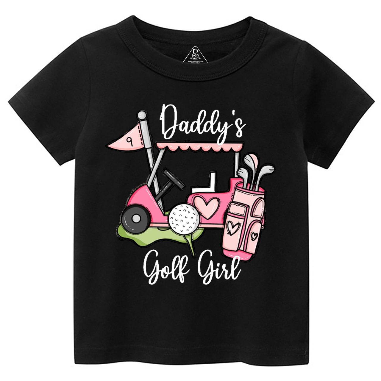 Daddy's Golf Girl Toddler&Kid's Tees Beepumpkin