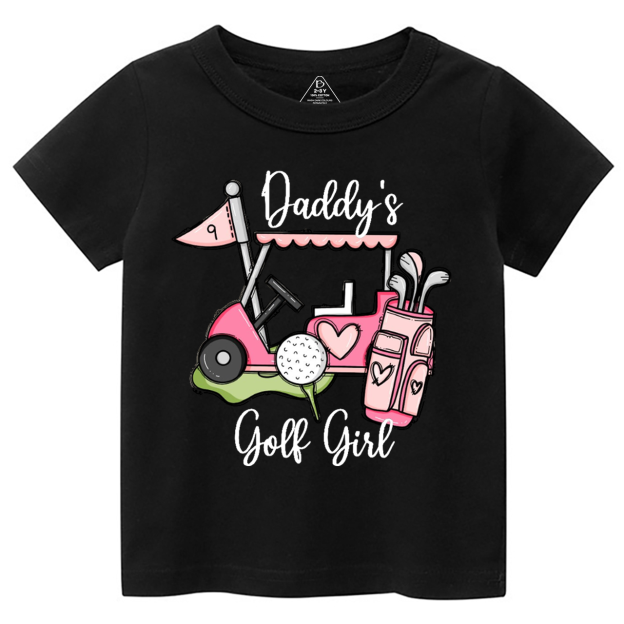 Daddy's Golf Girl Toddler&Kid's Tees Beepumpkin