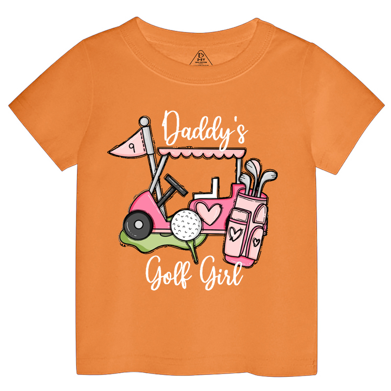 Daddy's Golf Girl Toddler&Kid's Tees Beepumpkin