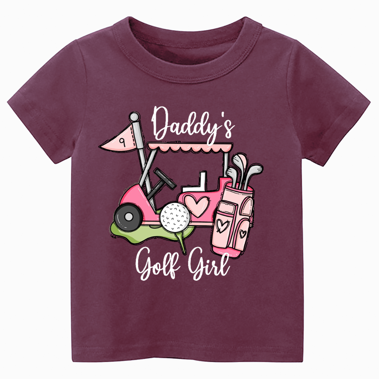 Daddy's Golf Girl Toddler&Kid's Tees Beepumpkin