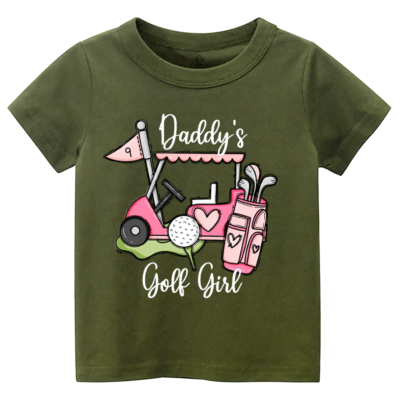 Daddy's Golf Girl Toddler&Kid's Tees Beepumpkin