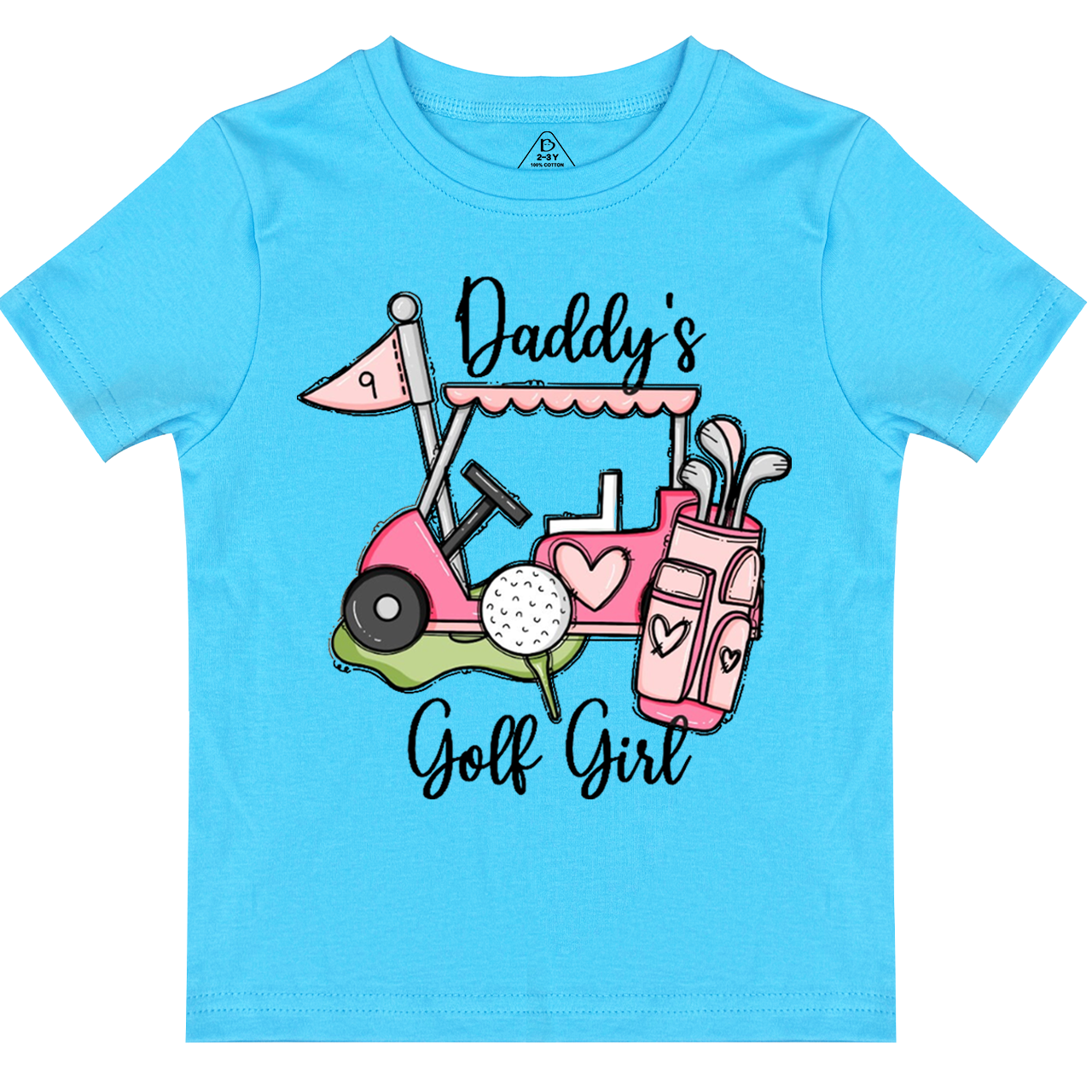 Daddy's Golf Girl Toddler&Kid's Tees Beepumpkin