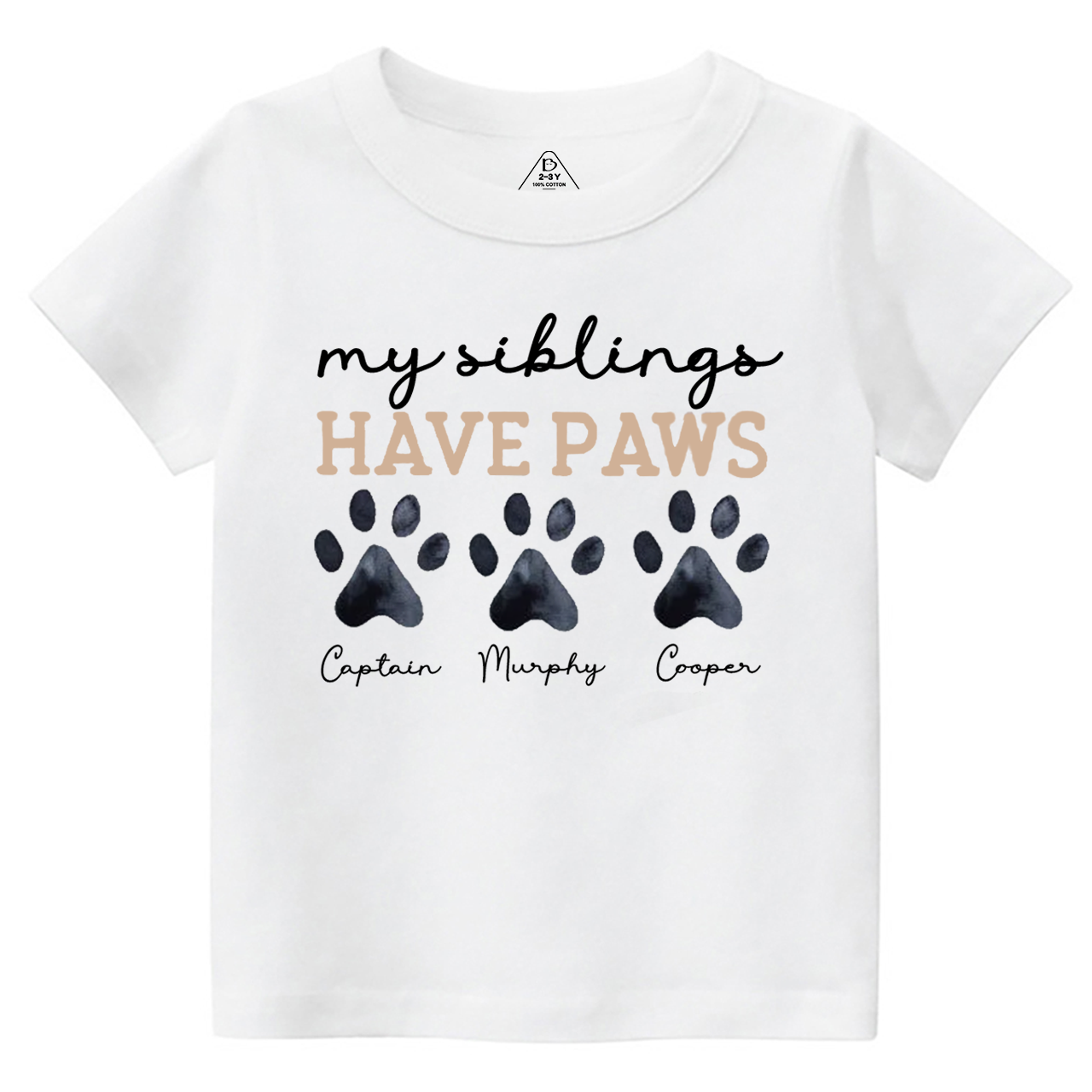 Sibling Dog Toddler&Kid's Tees Beepumpkin