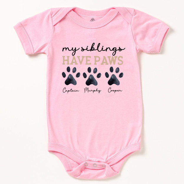 Sibling Dog Bodysuit Beepumpkin
