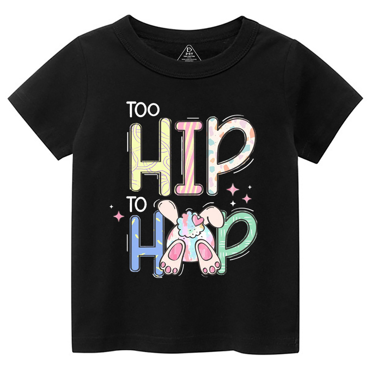 Too Hip To Hop Bunny Toddler&Kid's Tees Beepumpkin