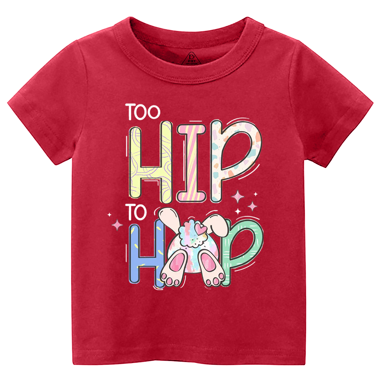 Too Hip To Hop Bunny Toddler&Kid's Tees Beepumpkin