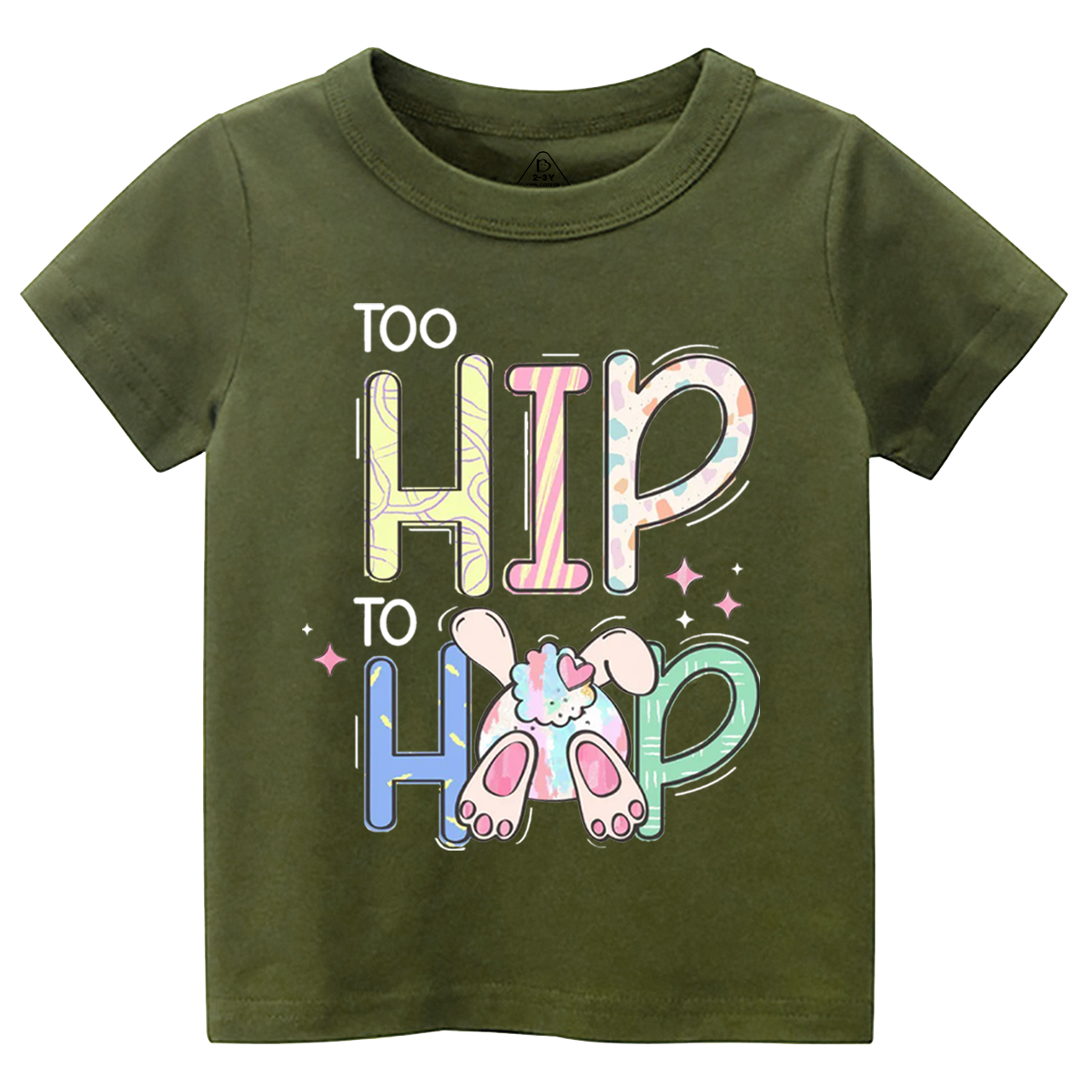 Too Hip To Hop Bunny Toddler&Kid's Tees Beepumpkin
