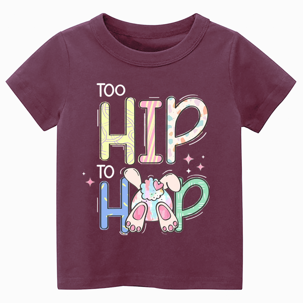 Too Hip To Hop Bunny Toddler&Kid's Tees Beepumpkin