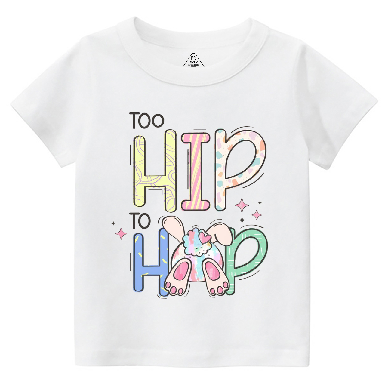 Too Hip To Hop Bunny Toddler&Kid's Tees Beepumpkin