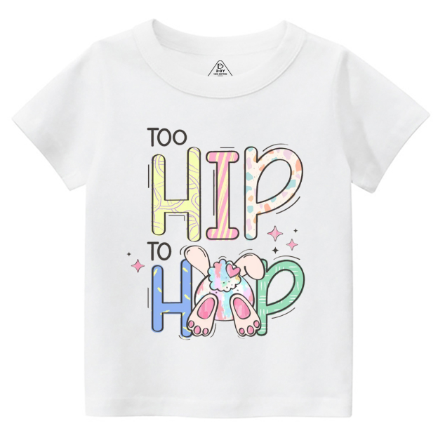 Too Hip To Hop Bunny Toddler&Kid's Tees Beepumpkin