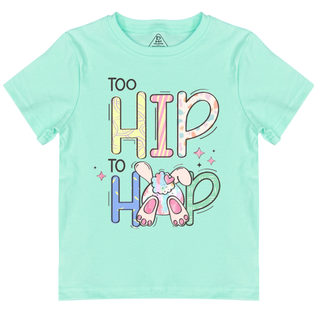 Too Hip To Hop Bunny Toddler&Kid's Tees Beepumpkin