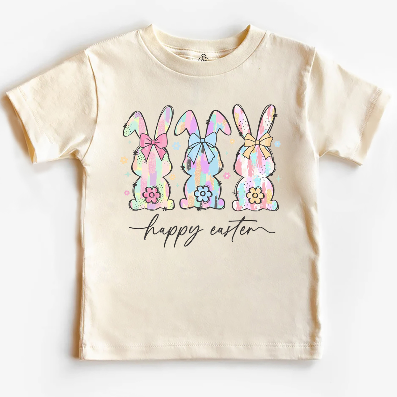 Colorful Easter Bunny Trio Toddler&Kid's Tees Beepumpkin