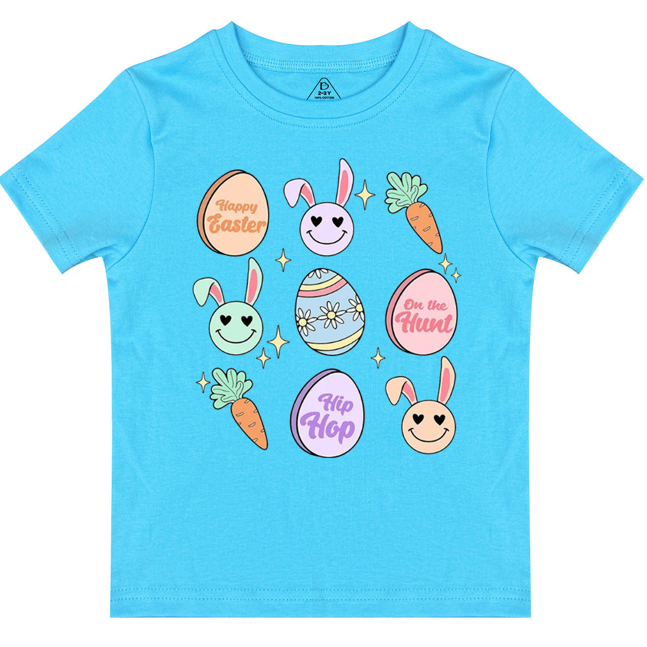 Smiley Bunny Toddler&Kid's Tees Beepumpkin