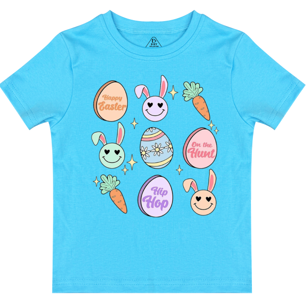 Smiley Bunny Toddler&Kid's Tees Beepumpkin