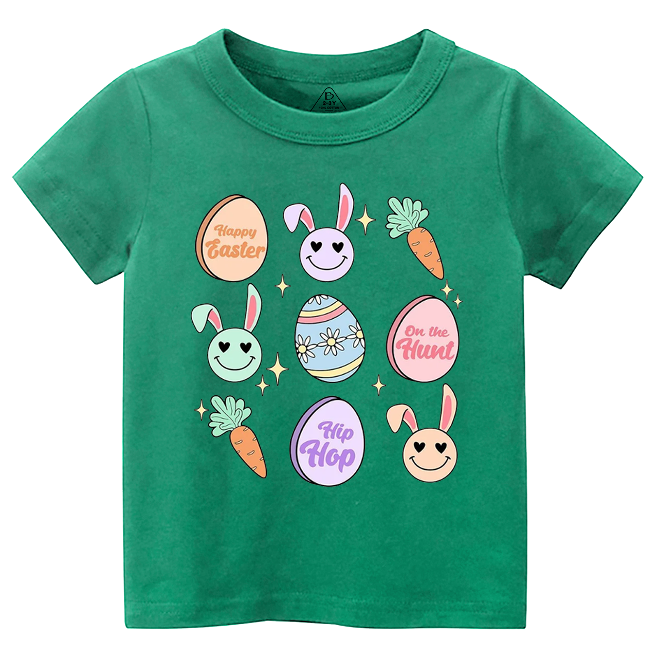 Smiley Bunny Toddler&Kid's Tees Beepumpkin