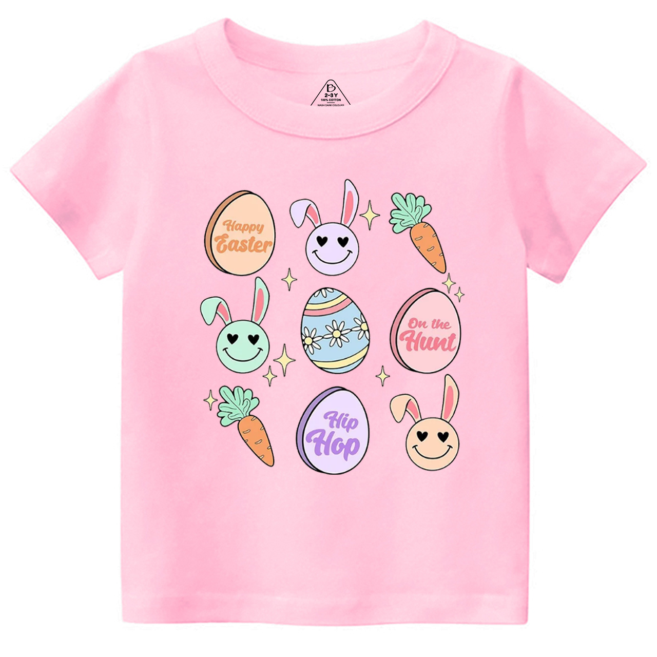 Smiley Bunny Toddler&Kid's Tees Beepumpkin