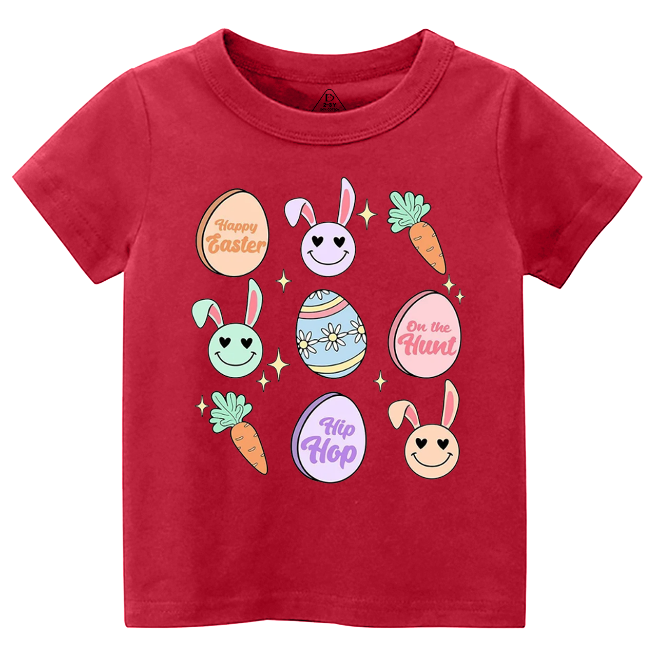 Smiley Bunny Toddler&Kid's Tees Beepumpkin