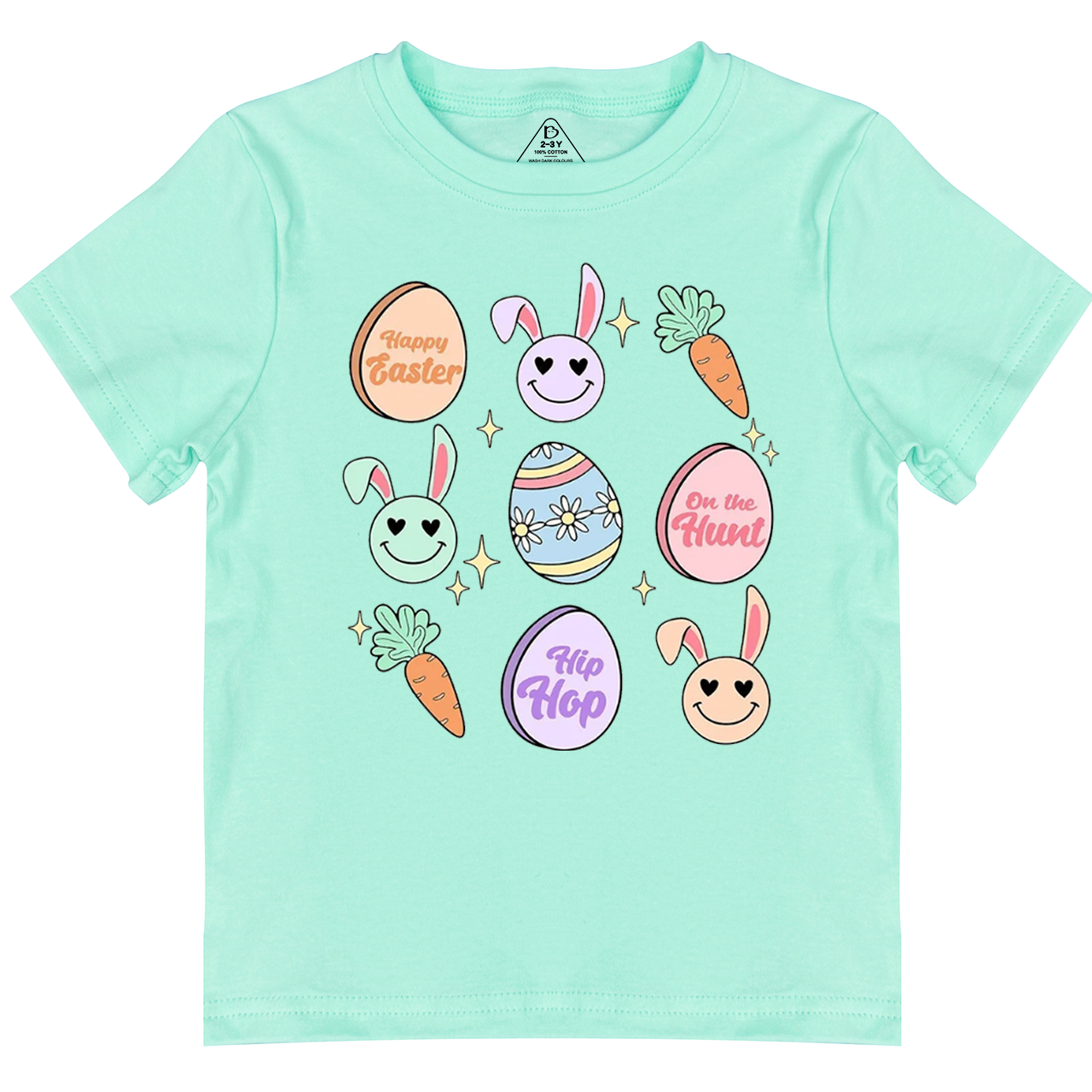 Smiley Bunny Toddler&Kid's Tees Beepumpkin