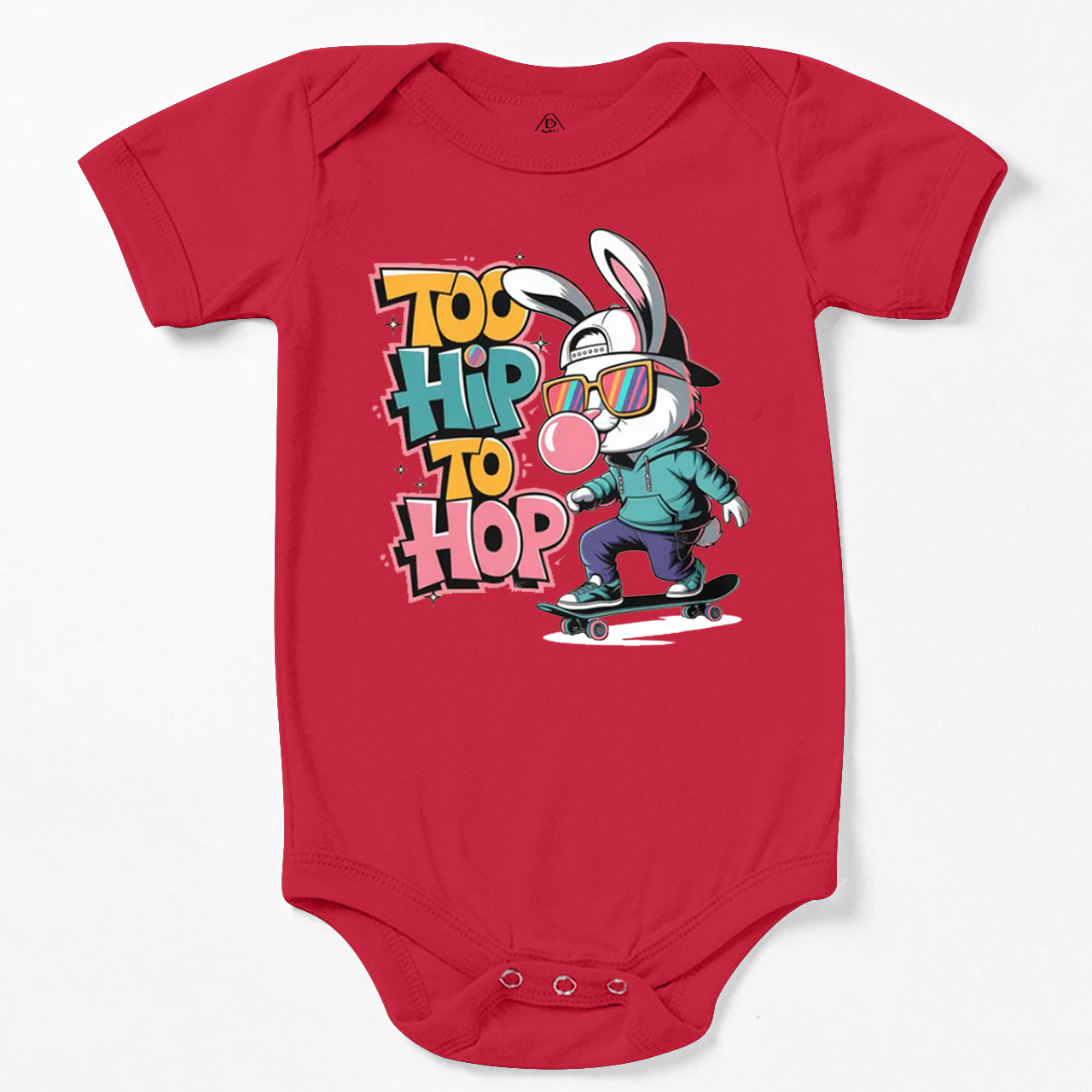 Skateboarding Bunny Bodysuit Beepumpkin