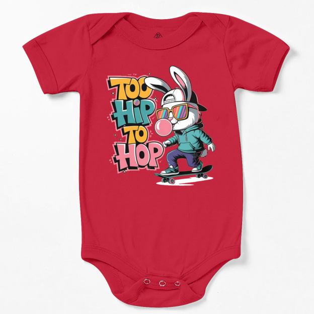 Skateboarding Bunny Bodysuit Beepumpkin