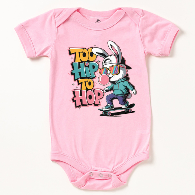 Skateboarding Bunny Bodysuit Beepumpkin