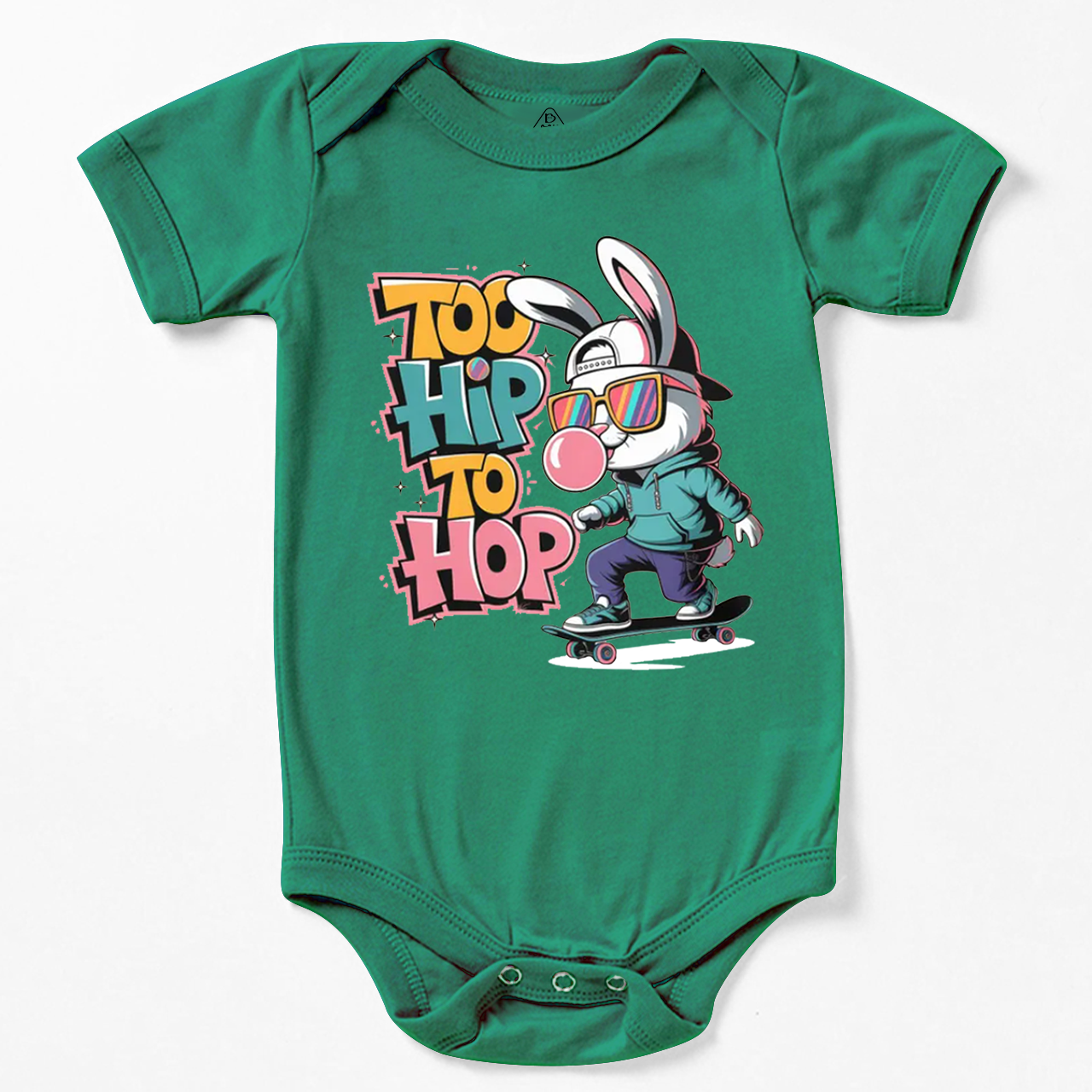 Skateboarding Bunny Bodysuit Beepumpkin