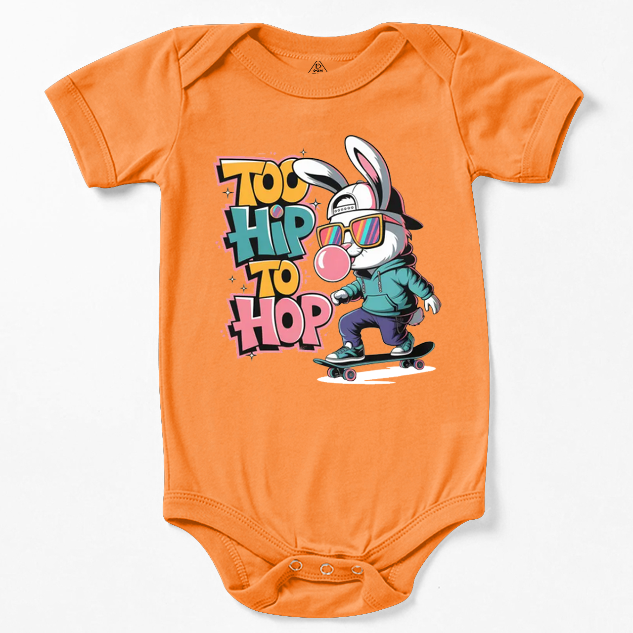 Skateboarding Bunny Bodysuit Beepumpkin