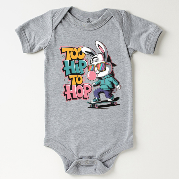 Skateboarding Bunny Bodysuit Beepumpkin