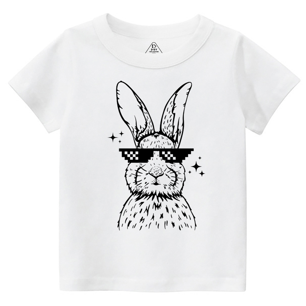 Mosaic Sunglasses Bunny Toddler&Kid's Tees Beepumpkin