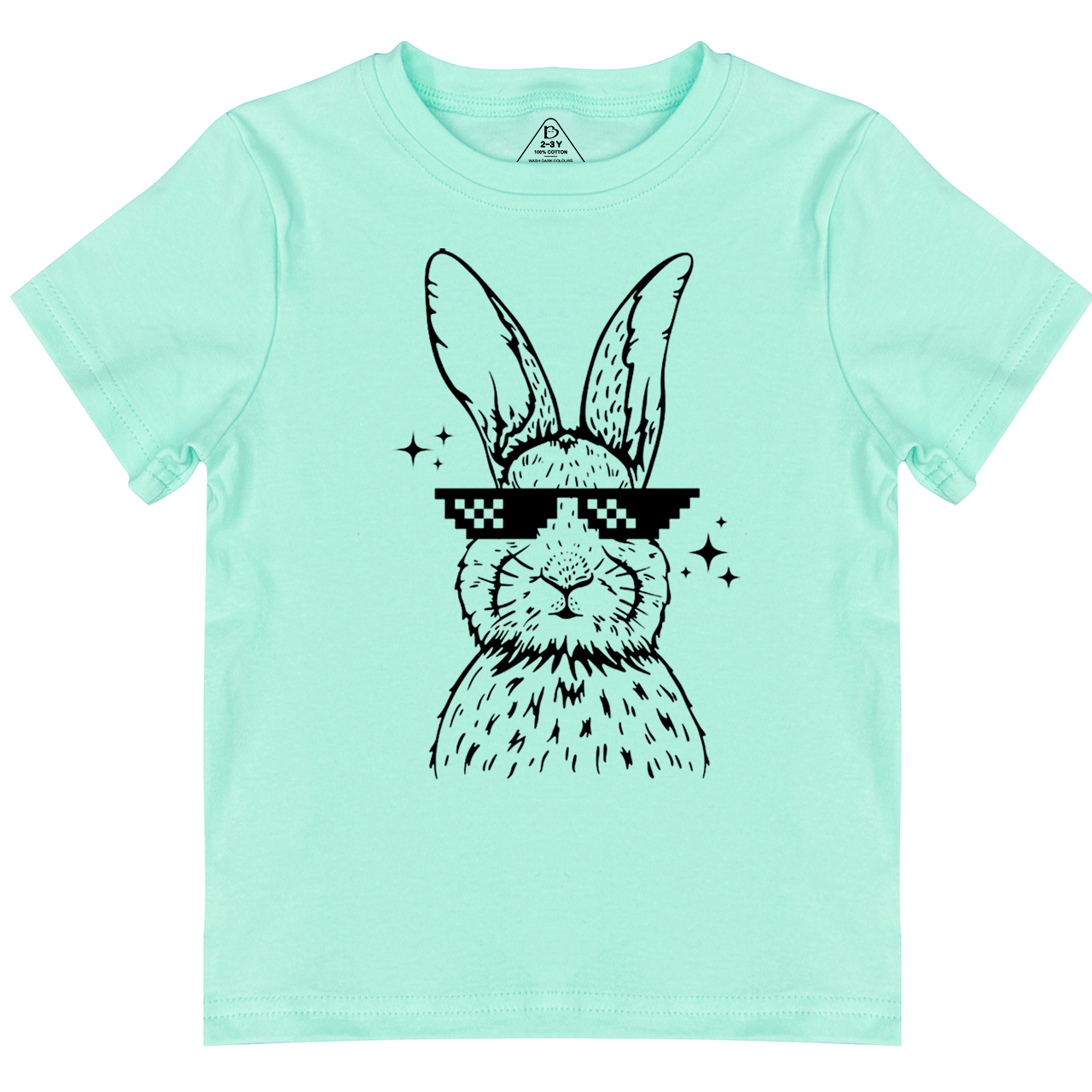 Mosaic Sunglasses Bunny Toddler&Kid's Tees Beepumpkin