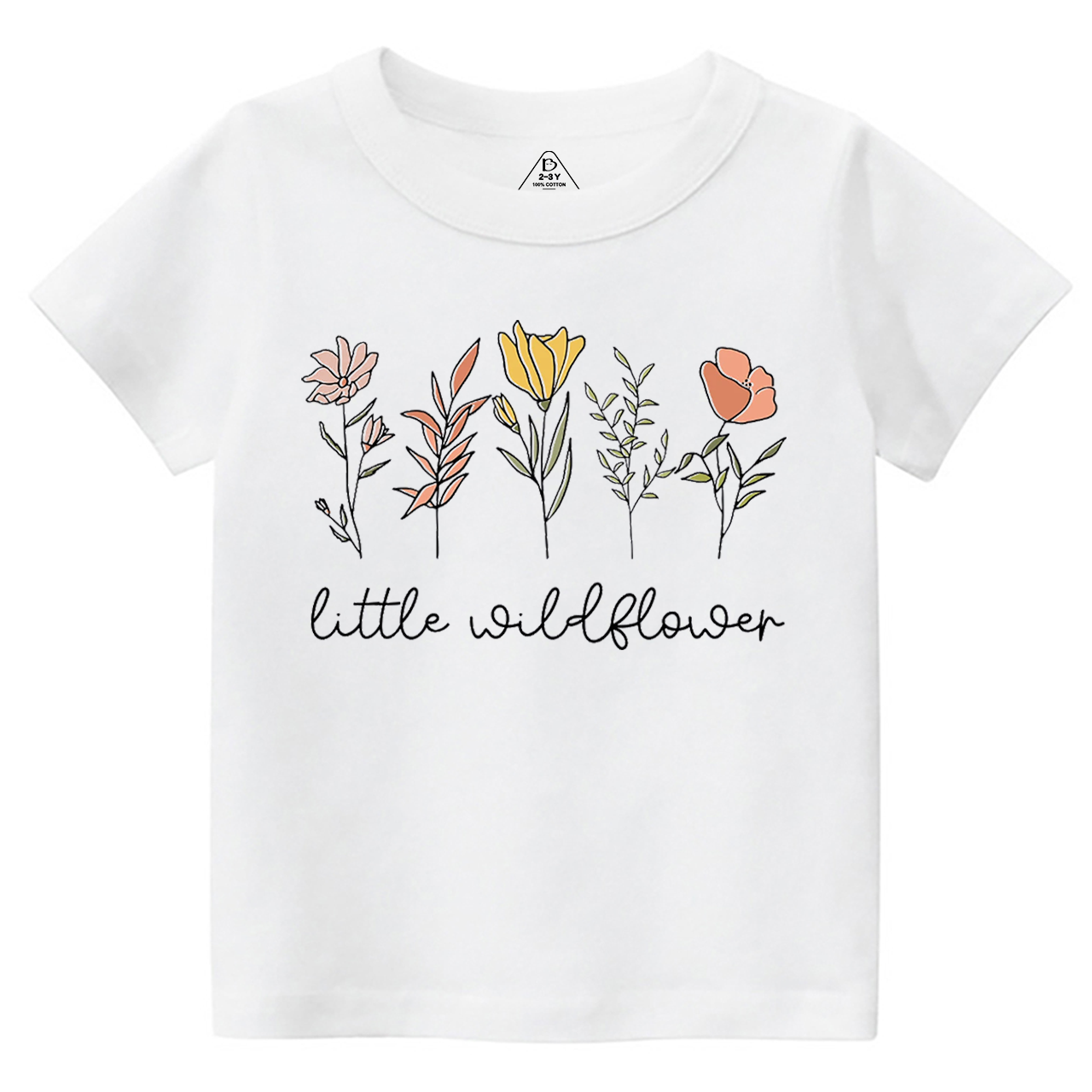 Little Wildflower Toddler&Kid's Tees Beepumpkin