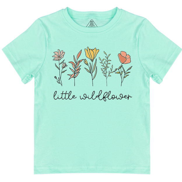Little Wildflower Toddler&Kid's Tees Beepumpkin