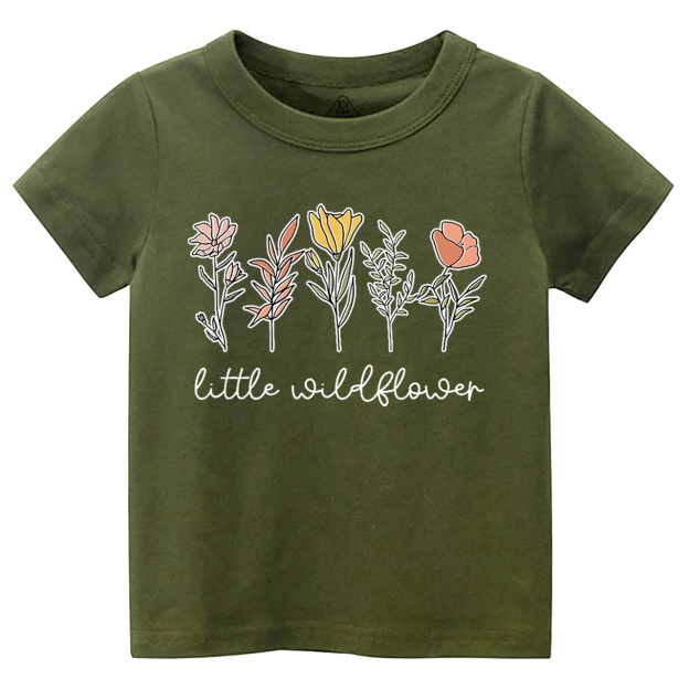Little Wildflower Toddler&Kid's Tees Beepumpkin
