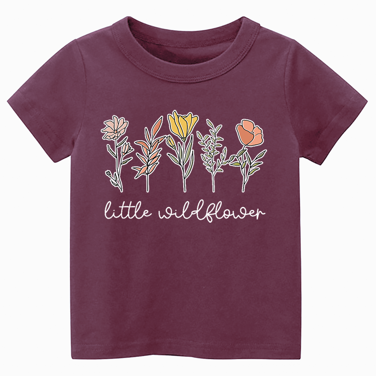 Little Wildflower Toddler&Kid's Tees Beepumpkin