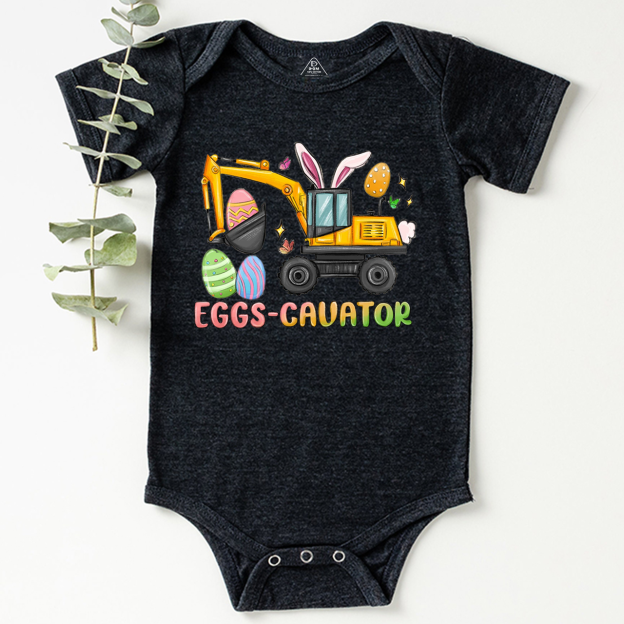 Eggs Cavator Easter Bodysuit Beepumpkin