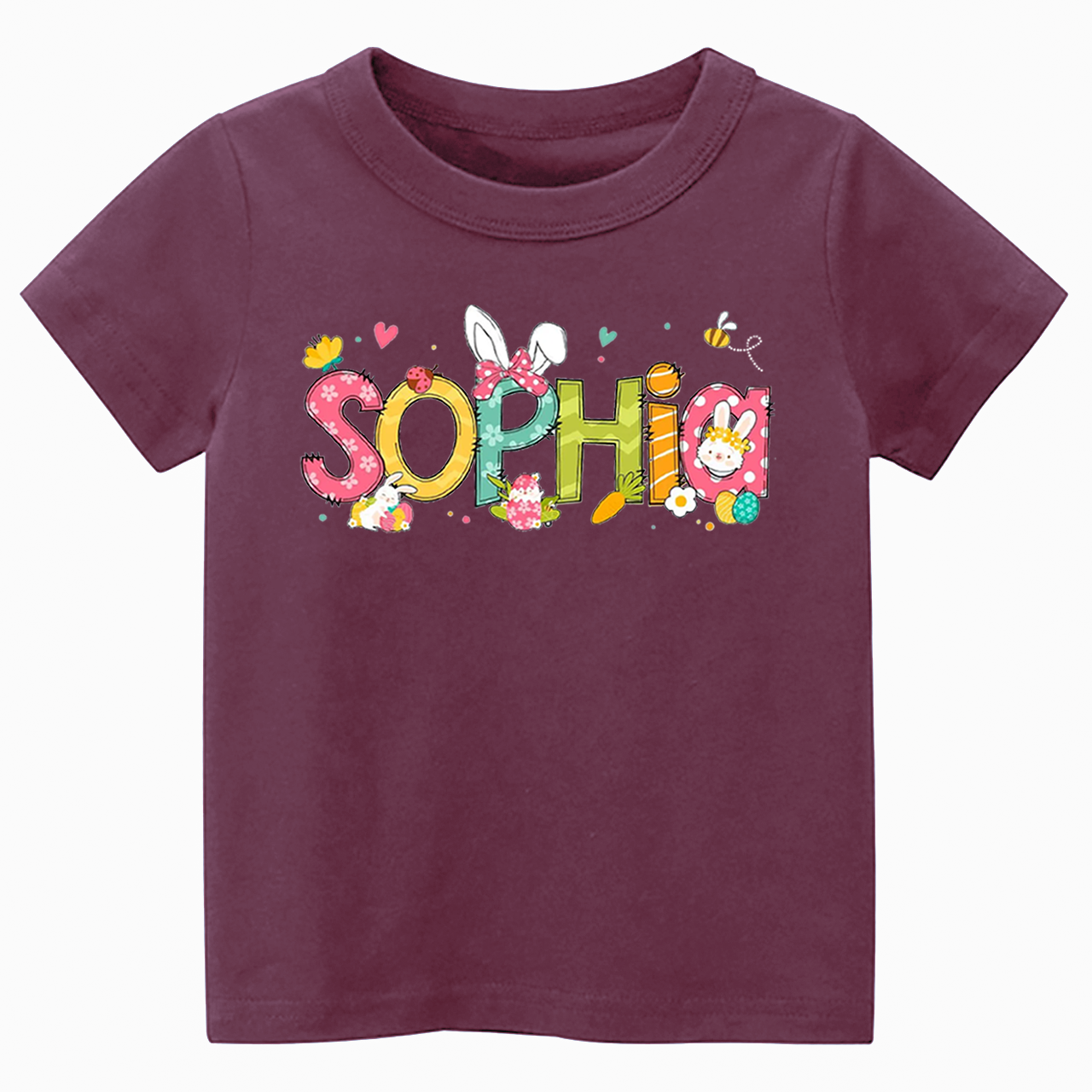 Personalized Alphabet Name Easter Toddler&Kid's Tees Beepumpkin
