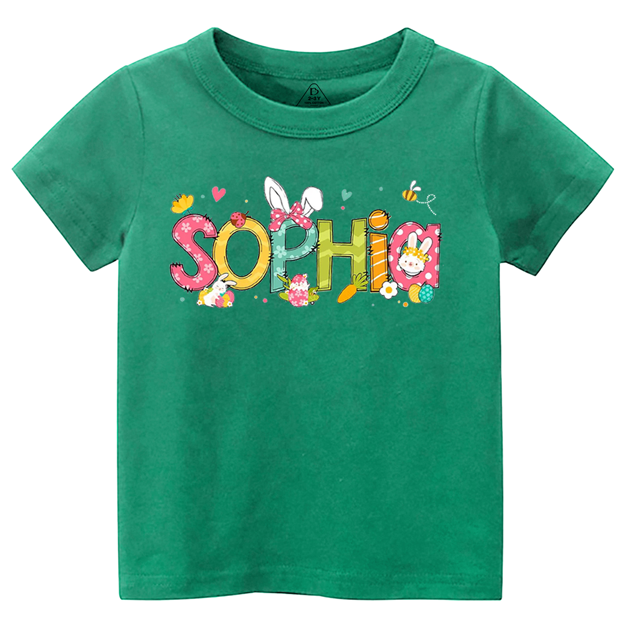 Personalized Alphabet Name Easter Toddler&Kid's Tees Beepumpkin