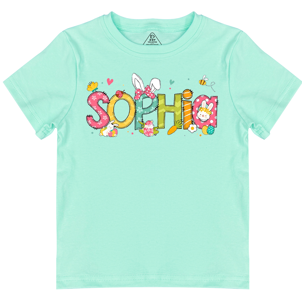 Personalized Alphabet Name Easter Toddler&Kid's Tees Beepumpkin