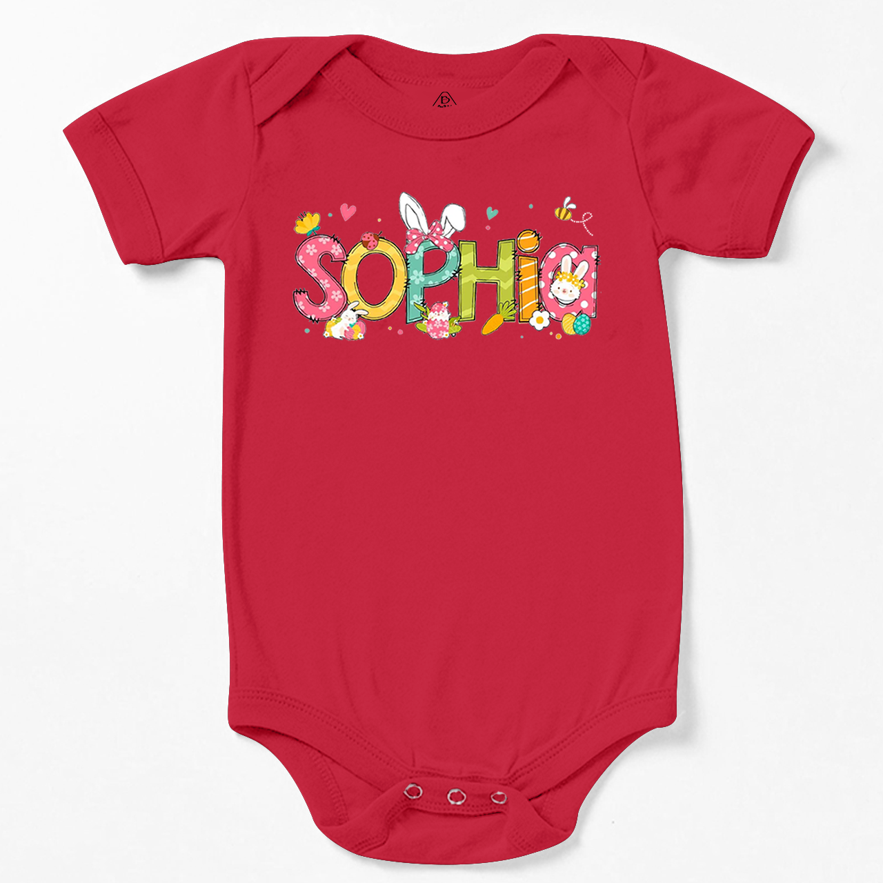 Personalized Alphabet Name Easter Bodysuit Beepumpkin
