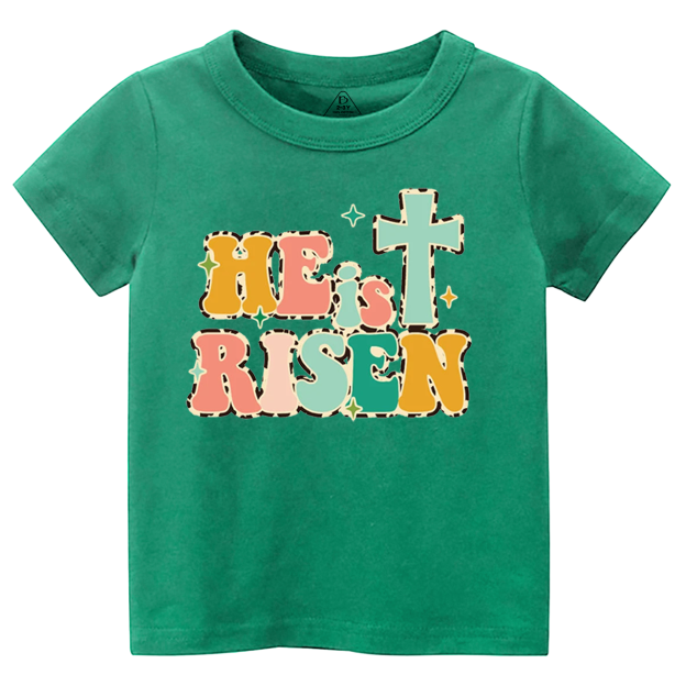 He Is Risen Easter Toddler&Kid's Tees Beepumpkin