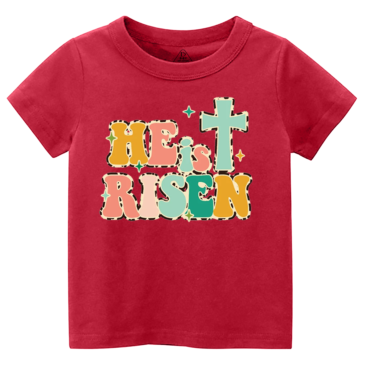 He Is Risen Easter Toddler&Kid's Tees Beepumpkin
