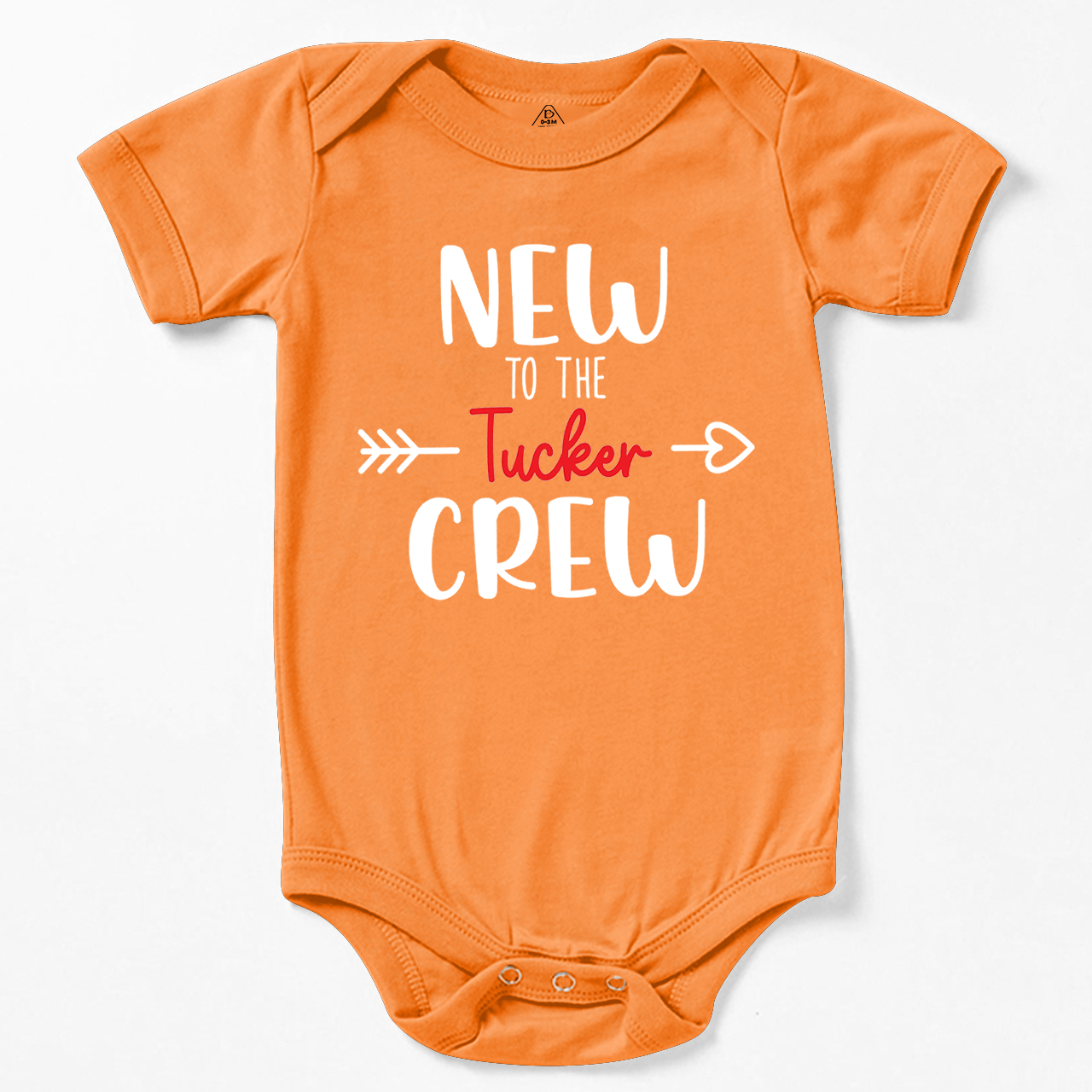 Personalized New To The Crew Bodysuit Beepumpkin